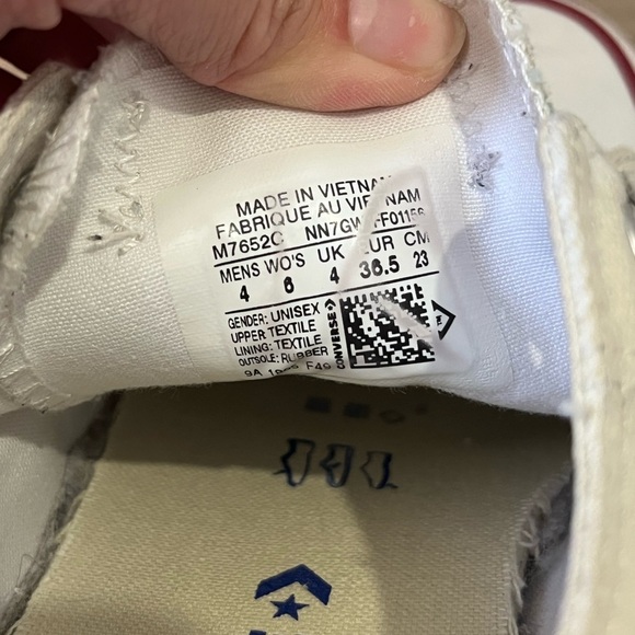 Converse White Sneakers - Picture 3 of 4